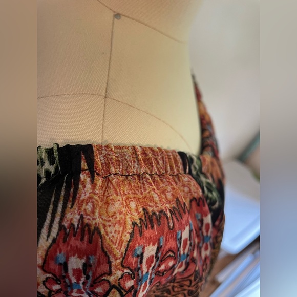 Multi Color Multi Pattern Boho Lightweight Dress - Picture 3 of 7